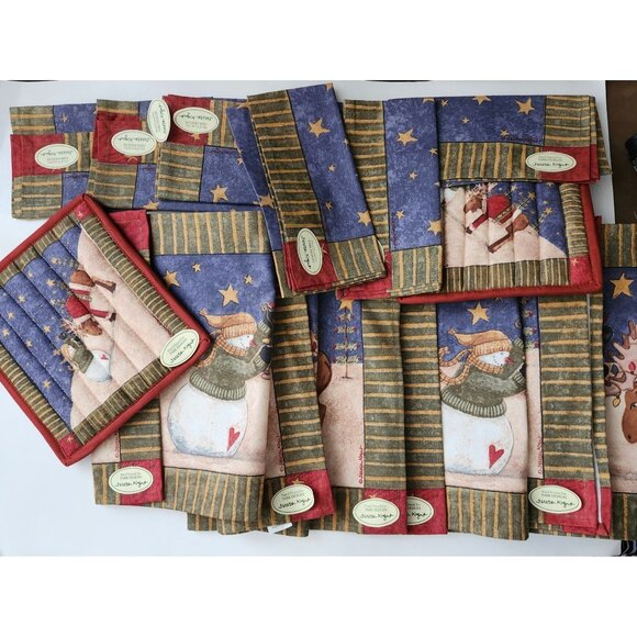 Park Designs Napkins Placemats Pot Holders by Teresa Kogut 14 pieces - Picture 1 of 7